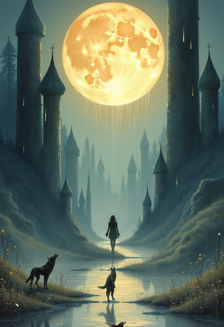 月(The Moon)タロットカード