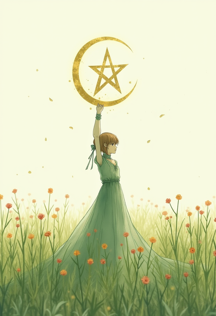 ペンタクルのペイジ(Page of Pentacles)タロットカード
