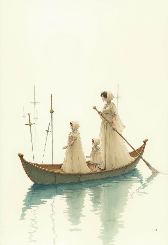 ソードの6（Six of Swords）