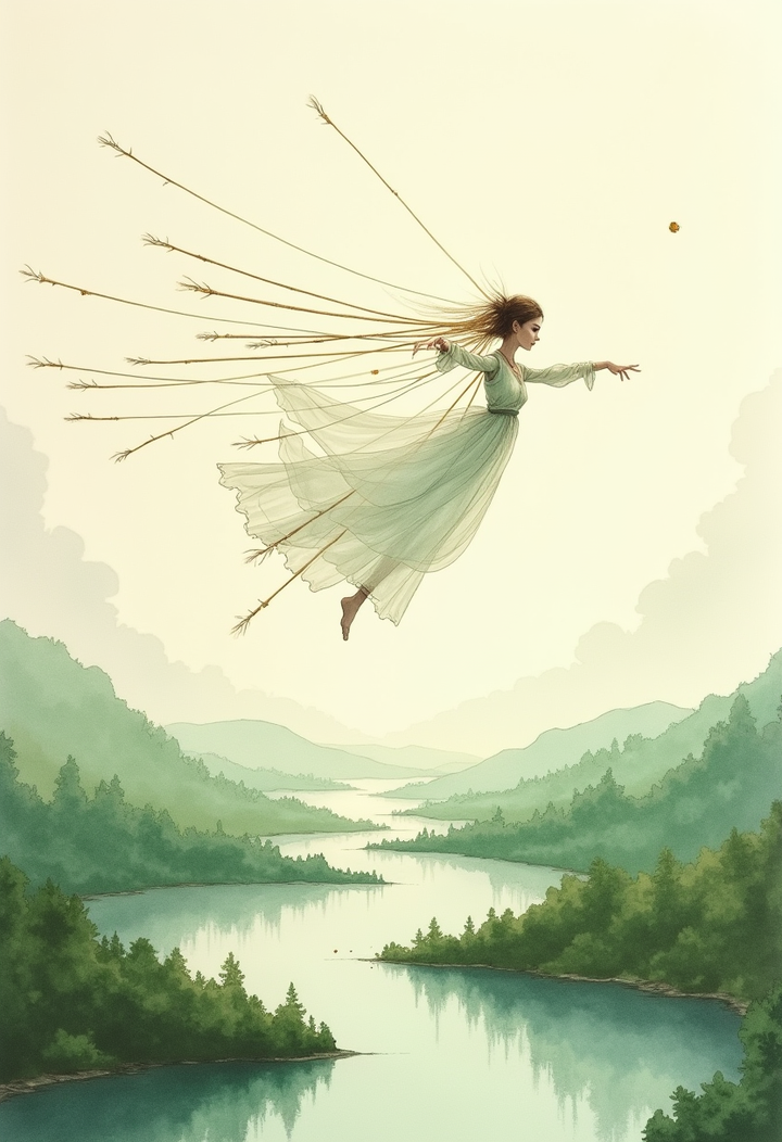 ワンドの8(Eight of Wands)タロットカード